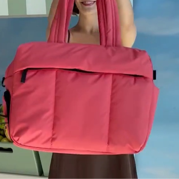 Calpak Handbags - Calpak Large Luka Duffel - Watermelon NWOT!